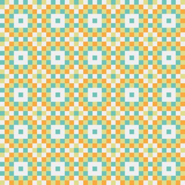 Soyut çapraz desenli üretken hesaplama sanatı çizimi