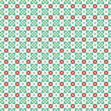 Soyut çapraz desen, üretken hesaplama sanatı, vektör illüstrasyonu 