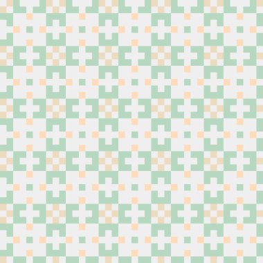 Soyut çapraz desenli üretken hesaplama sanatı çizimi