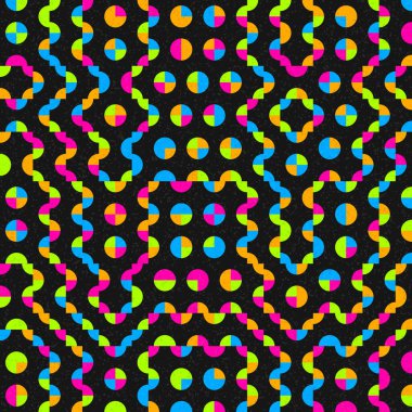 soyut geometrik desen, hesaplama sanatı illüstrasyonu