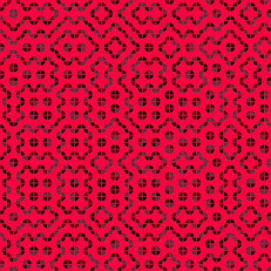 Soyut Geometrik Desen Üretken hesaplama sanatı, vektör illüstrasyonu