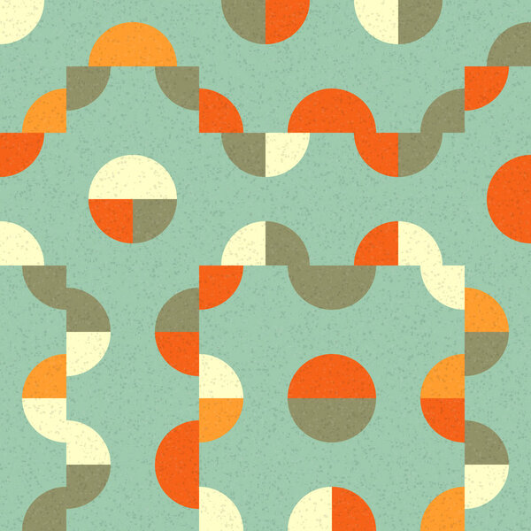 Abstract Geometric Pattern generative computational art, vector illustration