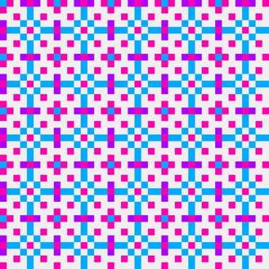 Soyut çapraz desenli üretken hesaplama sanatı çizimi