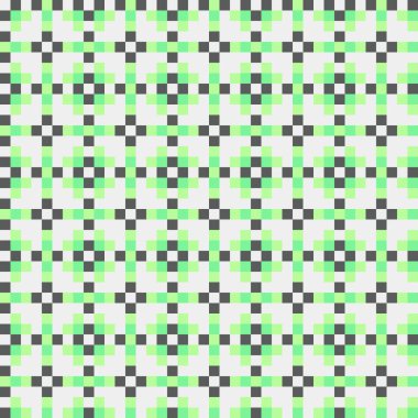 Soyut çapraz desenli üretken hesaplama sanatı çizimi