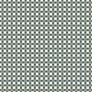 Soyut çapraz desenli üretken hesaplama sanatı çizimi