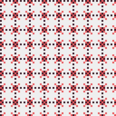 Soyut çapraz desenli üretken hesaplama sanatı çizimi