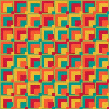 Soyut Geometrik Desen, vektör sanatsal çizim