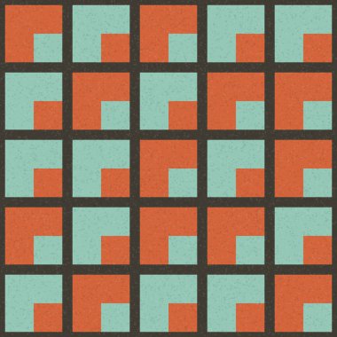 Soyut Geometrik Desen, vektör sanatsal çizim