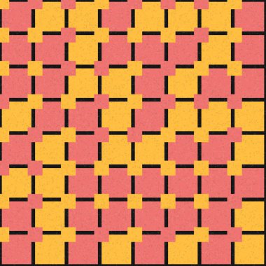 Soyut Geometrik Desen, vektör sanatsal çizim