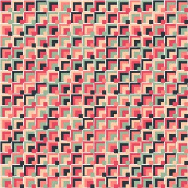 Soyut Geometrik Desen, vektör sanatsal çizim