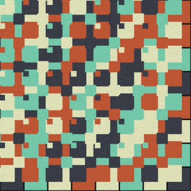 Soyut Geometrik Desen, vektör sanatsal çizim