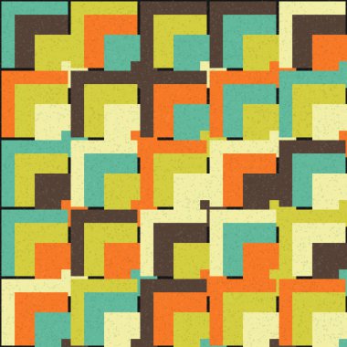 Soyut Geometrik Desen, vektör sanatsal çizim