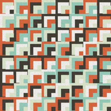 Soyut Geometrik Desen, vektör sanatsal çizim