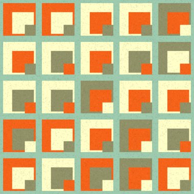 Soyut Geometrik Desen, vektör sanatsal çizim