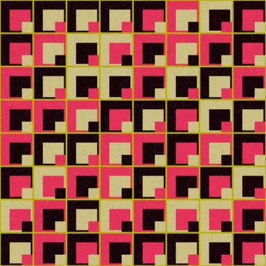 Soyut Geometrik Desen, vektör sanatsal çizim