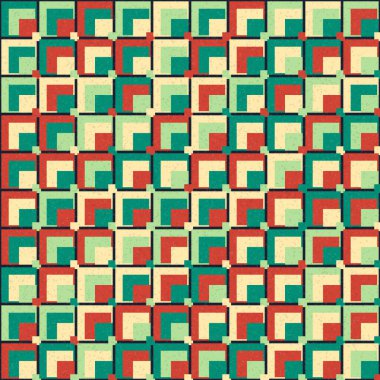 Soyut Geometrik Desen, vektör sanatsal çizim