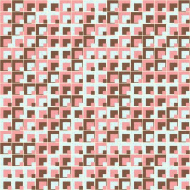 Soyut Geometrik Desen üretken hesaplama sanatı çizimi