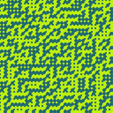 Soyut Geometrik Desen üretken hesaplama sanatı çizimi