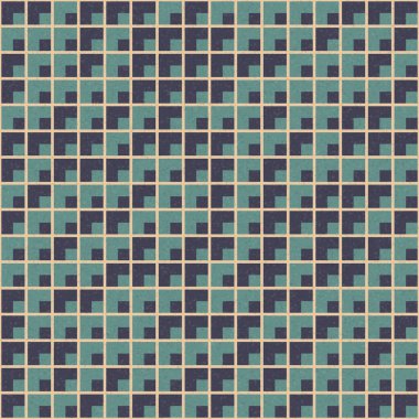 Soyut Geometrik Desen üretken hesaplama sanatı çizimi