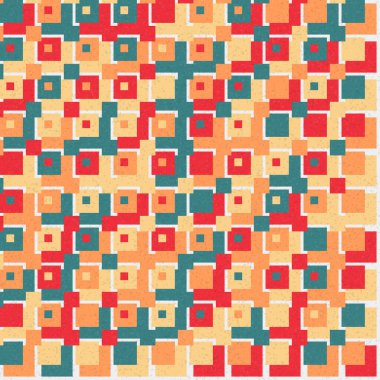 Soyut Geometrik Desen üretken hesaplama sanatı çizimi