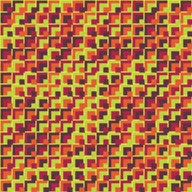Soyut Geometrik Desen üretken hesaplama sanatı çizimi