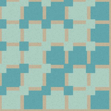 Soyut Geometrik Desen üretken hesaplama sanatı çizimi