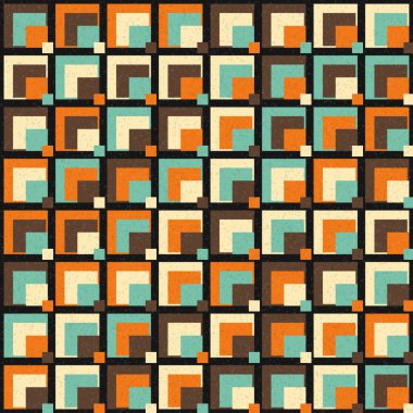 Soyut Geometrik Desen üretken hesaplama sanatı çizimi