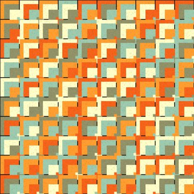 Soyut Geometrik Desen üretken hesaplama sanatı çizimi