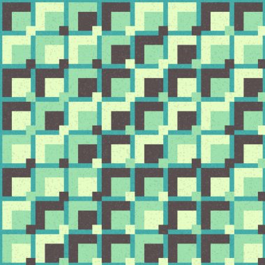 Soyut Geometrik Desen üretken hesaplama sanatı çizimi