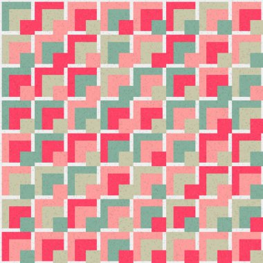 Soyut Geometrik Desen üretken hesaplama sanatı çizimi