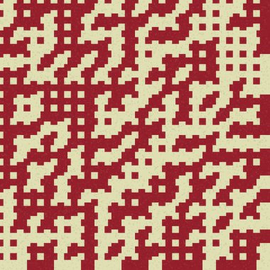 Soyut Geometrik Desen üretken hesaplama sanatı çizimi