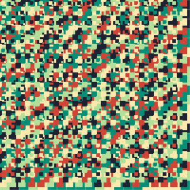 Soyut Geometrik Desen üretken hesaplama sanatı çizimi