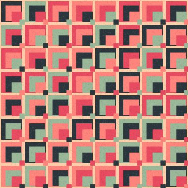 Soyut Geometrik Desen üretken hesaplama sanatı çizimi