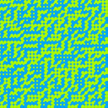 Soyut Geometrik Desen üretken hesaplama sanatı çizimi