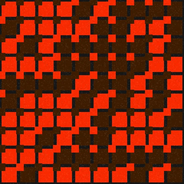 Abstract Geometric Pattern Generative Computational Art Illustration — Stock Vector