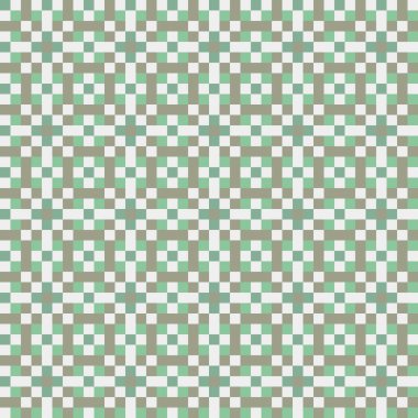 Soyut çapraz desenli üretken hesaplama sanatı çizimi