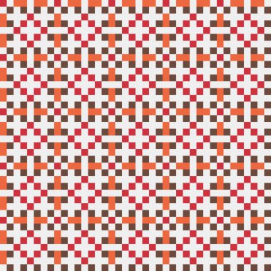 Soyut çapraz desenli üretken hesaplama sanatı çizimi