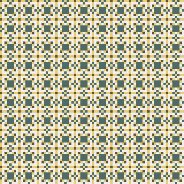 Soyut çapraz desenli üretken hesaplama sanatı çizimi