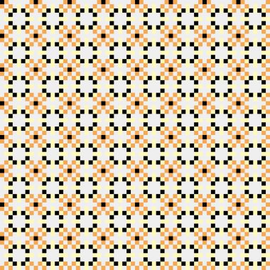 Soyut çapraz desenli üretken hesaplama sanatı çizimi