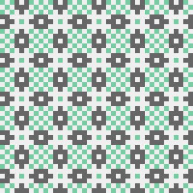 Soyut çapraz desenli üretken hesaplama sanatı çizimi