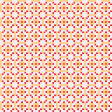 Soyut çapraz desenli üretken hesaplama sanatı çizimi