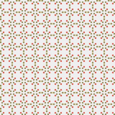 Soyut çapraz desenli üretken hesaplama sanatı çizimi