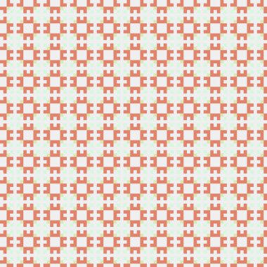 Soyut çapraz desenli üretken hesaplama sanatı çizimi