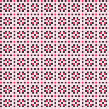 Soyut çapraz desenli üretken hesaplama sanatı çizimi