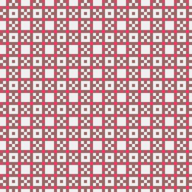 Soyut çapraz desenli üretken hesaplama sanatı çizimi