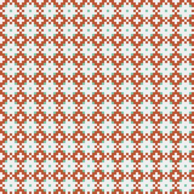 Soyut çapraz desenli üretken hesaplama sanatı çizimi