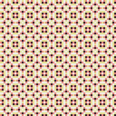 Soyut çapraz desenli üretken hesaplama sanatı çizimi