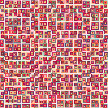 Soyut Geometrik Desen Üretken hesaplama sanatı, vektör illüstrasyonu