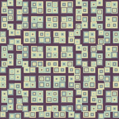 Soyut Geometrik Desen, üretken hesaplama sanatı, vektör illüstrasyonu