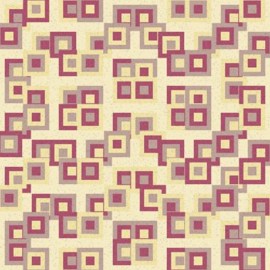 Soyut Geometrik Desen Üretken hesaplama sanatı, vektör illüstrasyonu